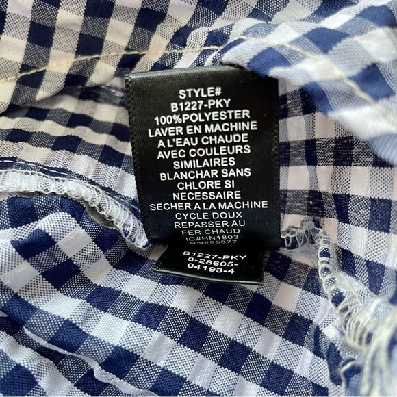 Sanctuary Claire Cotton Tie-Hem Gingham Top - Size: Medium - Picture 7 of 9